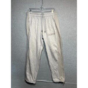 Champion Waffle Thermal‎ Logo Loungewear Jogger Sweatpant Women's Medium Gray